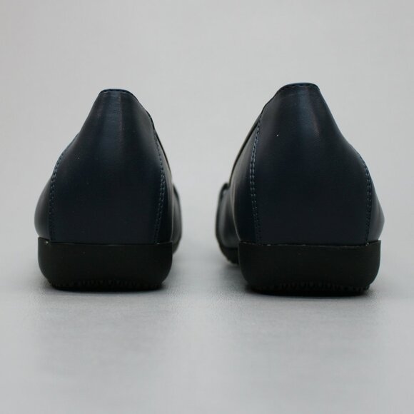 Cliffs Ladies 10 Wide White Mountain Charmed Navy Blue Ballet Flats Shoes Loafer - Picture 4 of 11